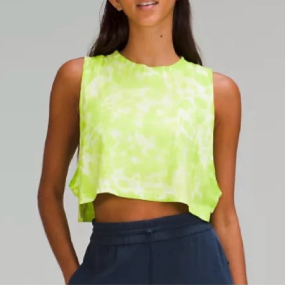 NWT Lululemon All Yours Tie Dye Crop Tank
